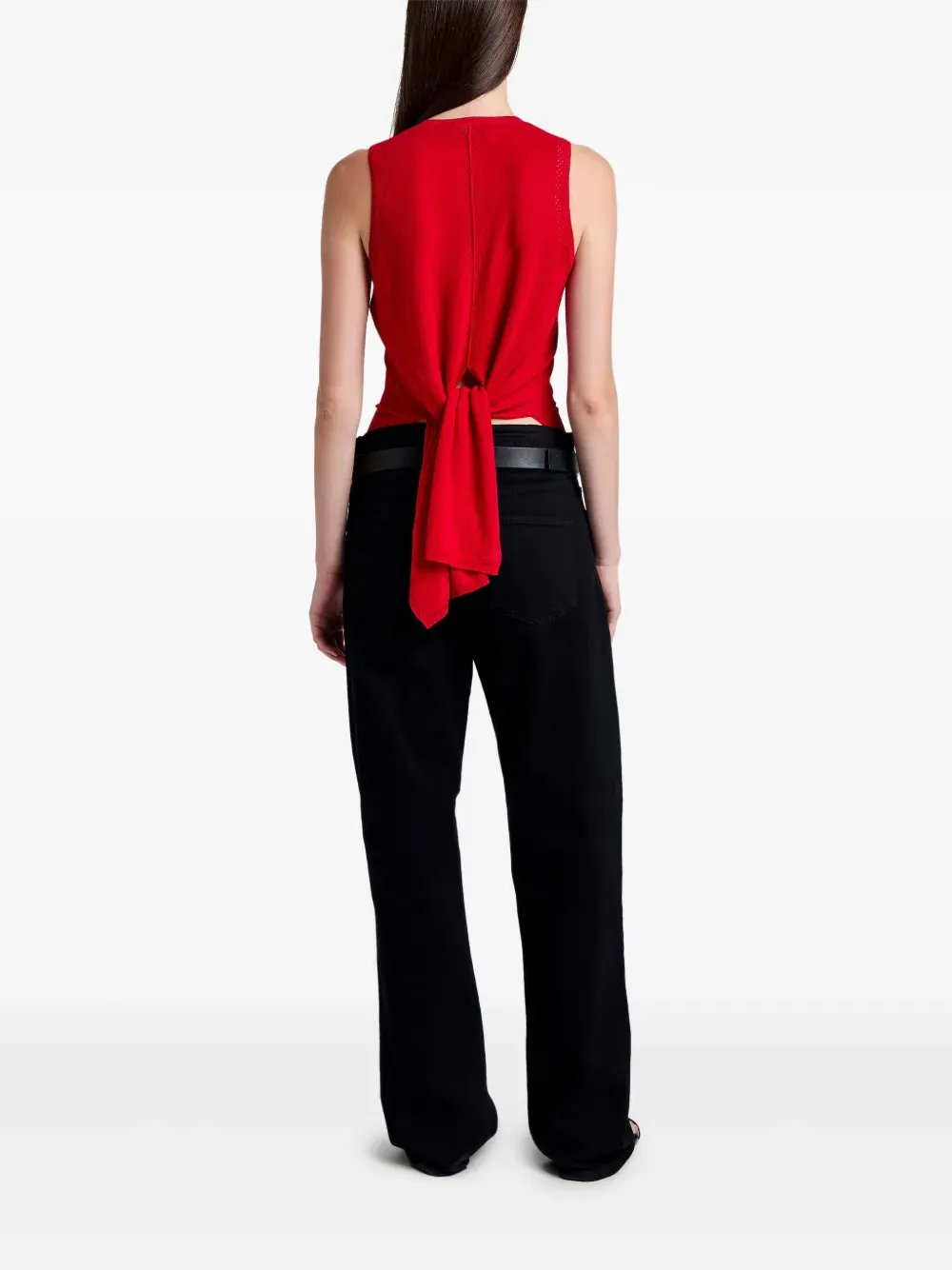 Heyde Knit Sweater in Dark Poppy