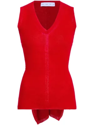 Heyde Knit Sweater in Dark Poppy