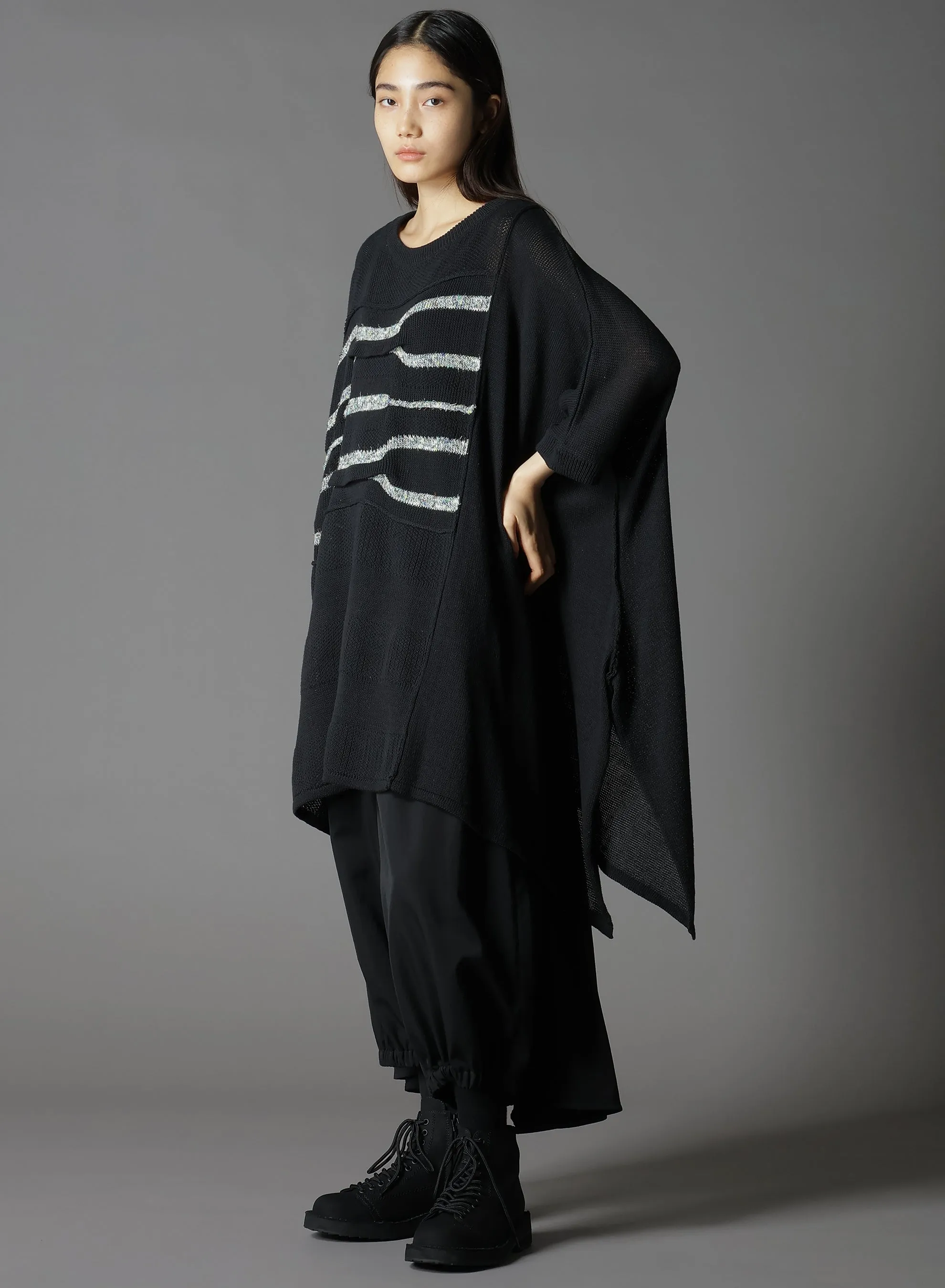 HI TWIST COTTON ORVER SIZE KNIT
