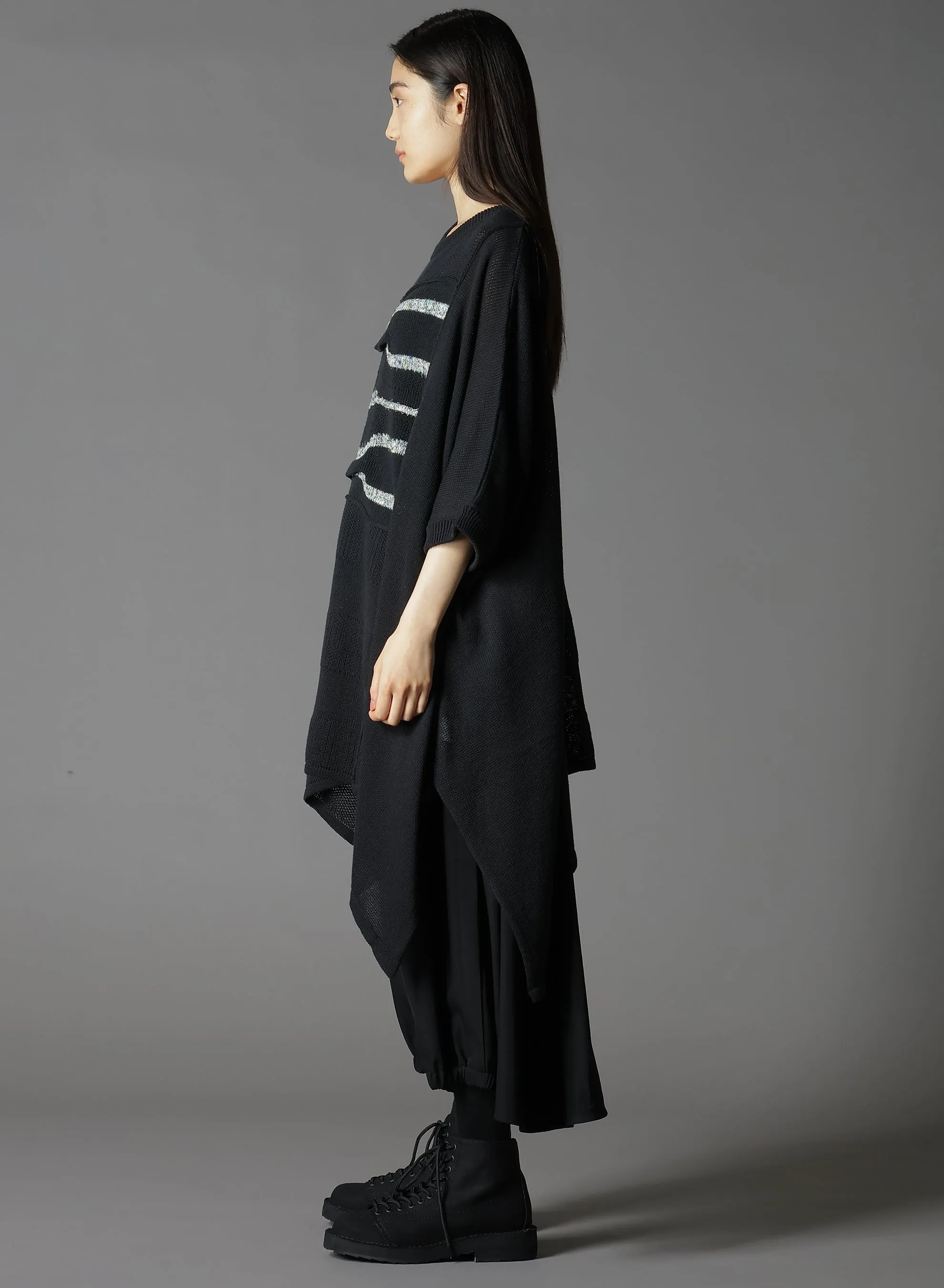 HI TWIST COTTON ORVER SIZE KNIT