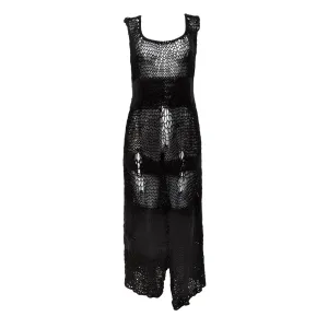 Hole Sweater Dress