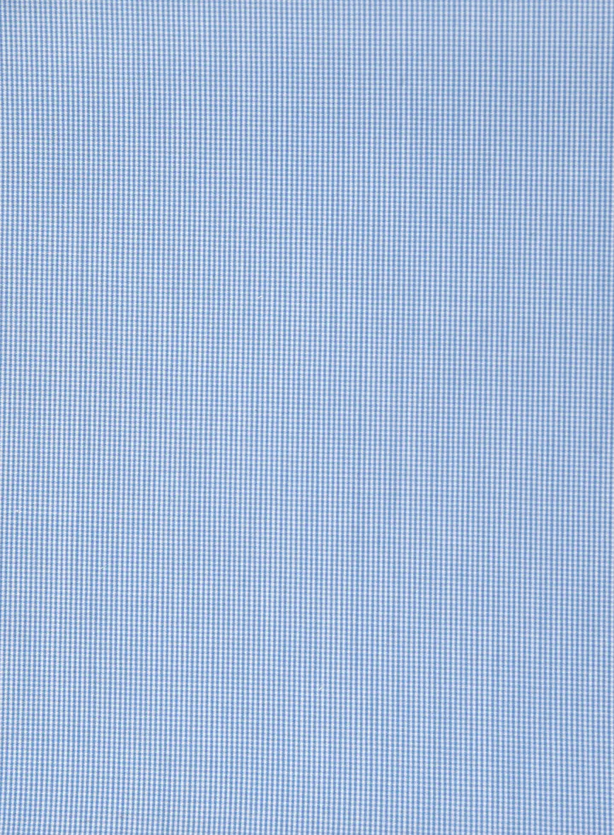 Italian Blue Mini Stripe Shirt