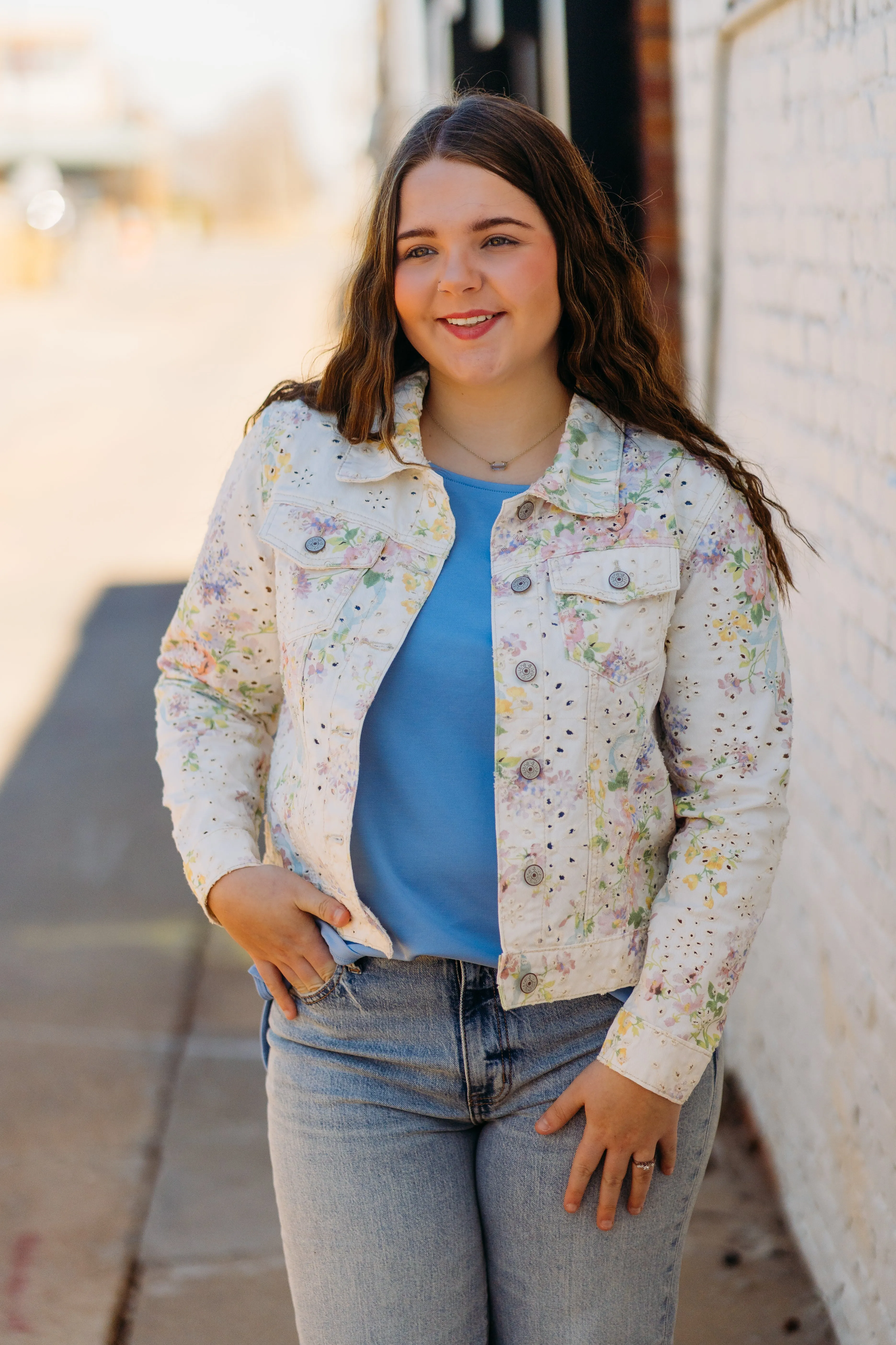 Ivy Jane: Jacket in Ivory 140069