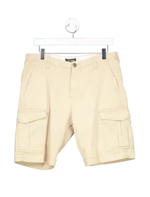 Jack & Jones Beige Cargo Shorts UK L