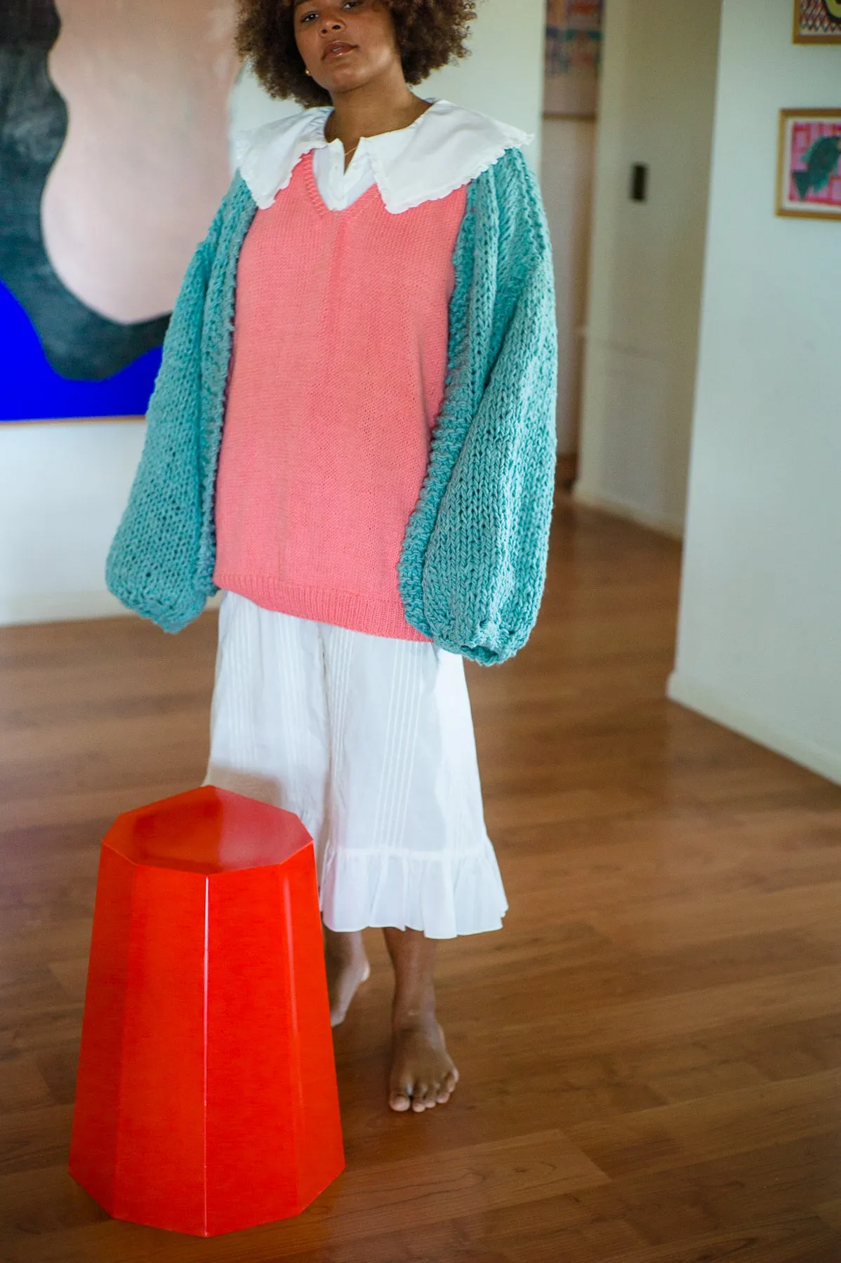 Kaia Knitted Vest - Candy