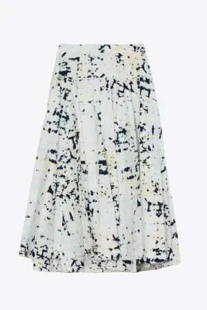 Kaleidoscope Poplin Midi Skirt