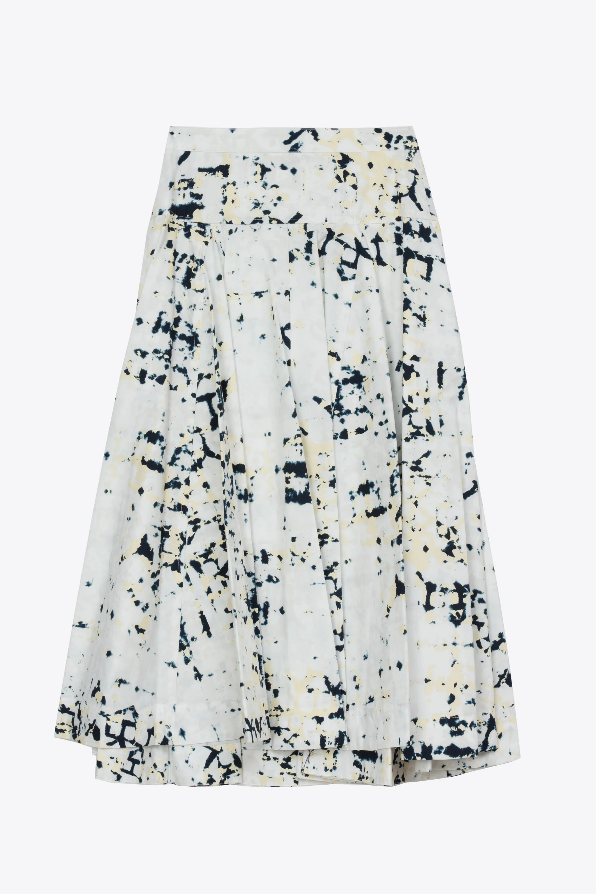 Kaleidoscope Poplin Midi Skirt