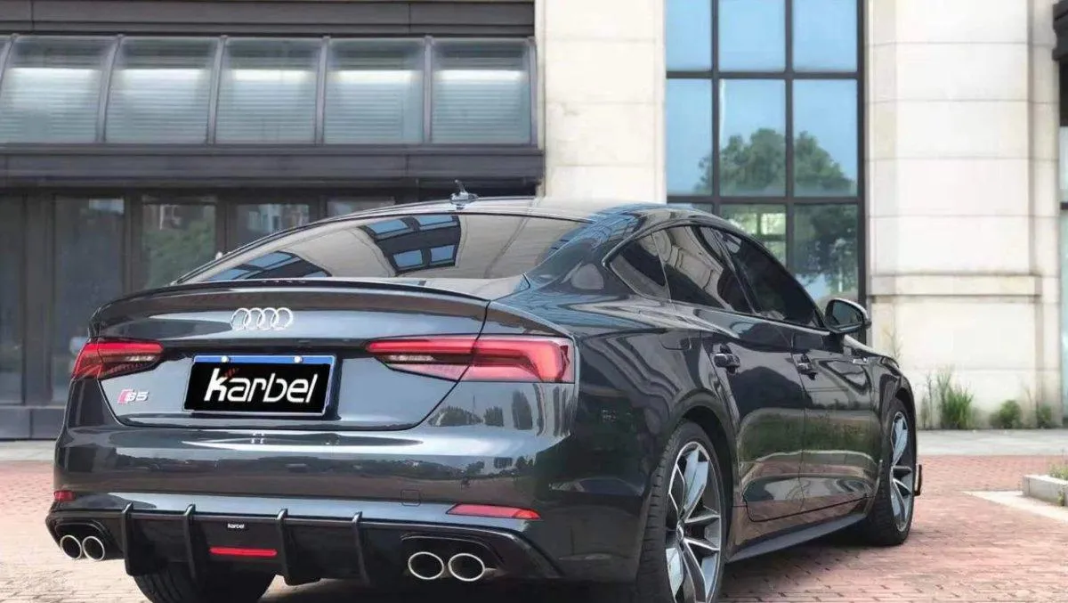 Karbel Carbon Side Skirts For Audi RS5 & S5 & A5 B9 2017-2019 Pre-preg Carbon Fiber
