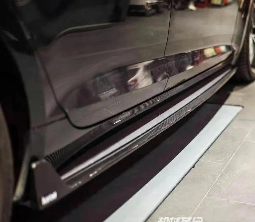 Karbel Carbon Side Skirts For Audi RS5 & S5 & A5 B9 2017-2019 Pre-preg Carbon Fiber