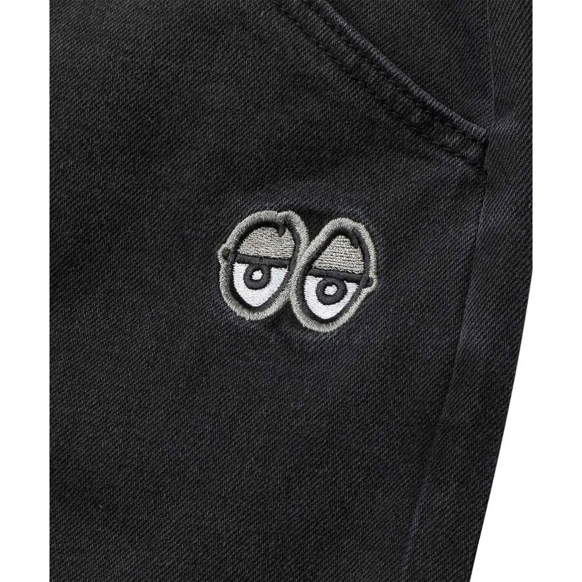 Krooked - Eyes Denim Twill Pants Black
