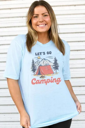 Let's Go Camping Adult Soft-Tek Blend T-Shirt