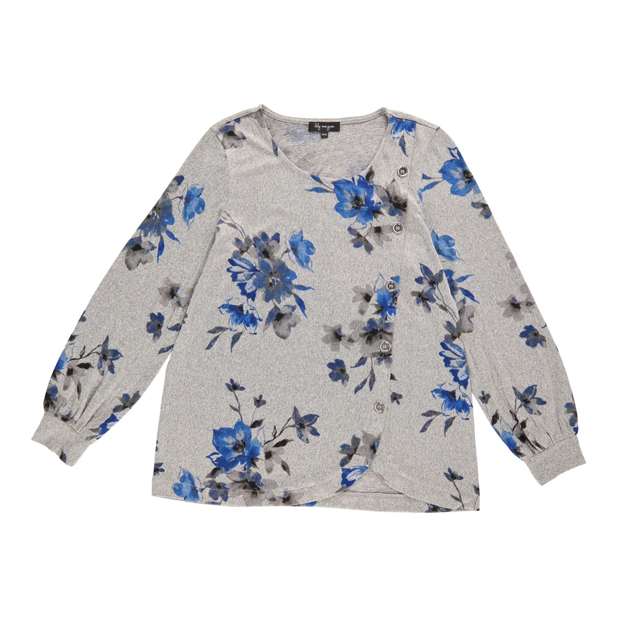 lily morgan Women's Side Button Sweater
