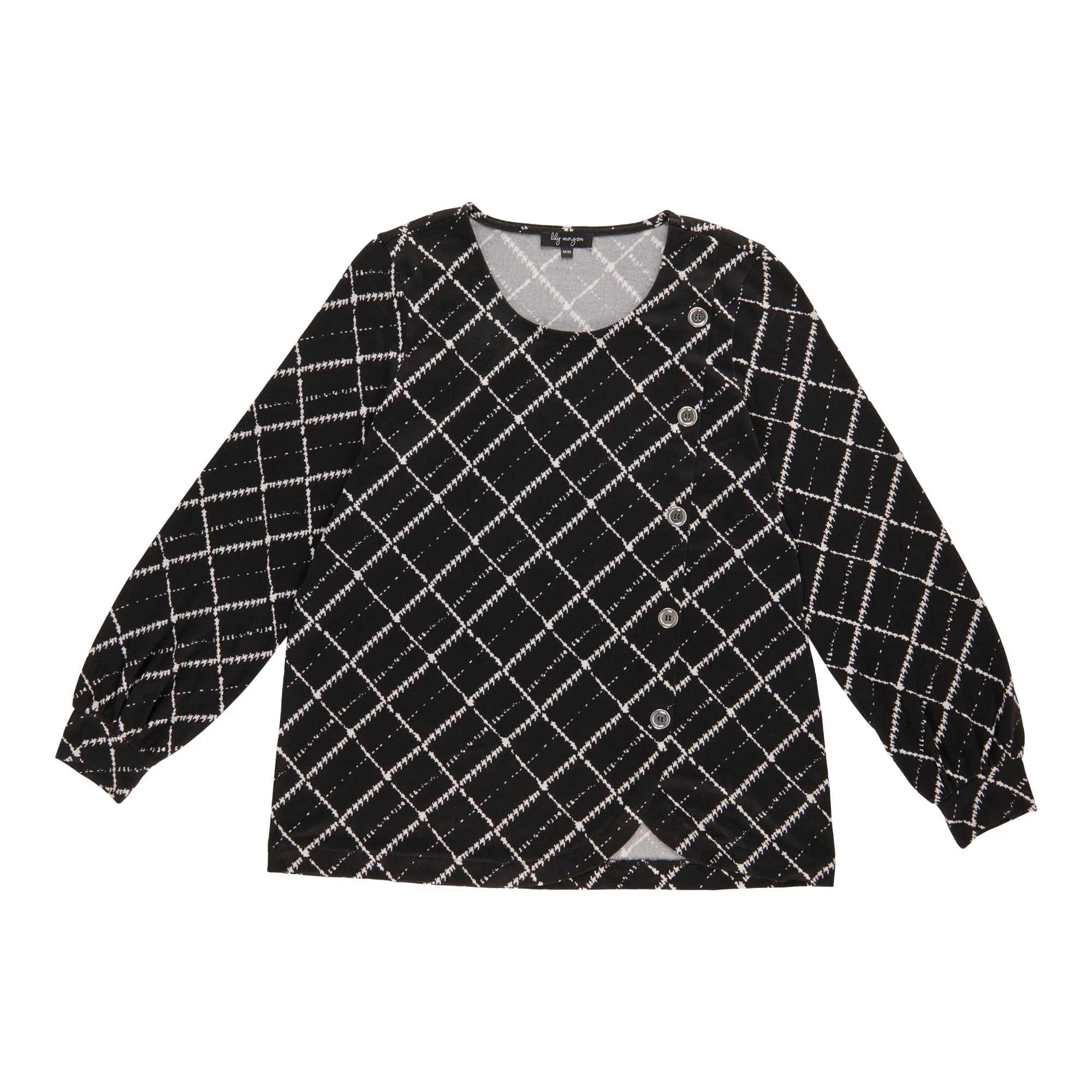 lily morgan Women's Side Button Sweater