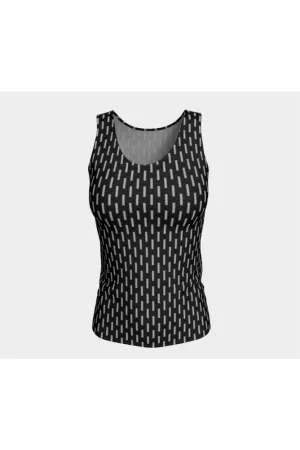 Linear Fitted Tank Top
