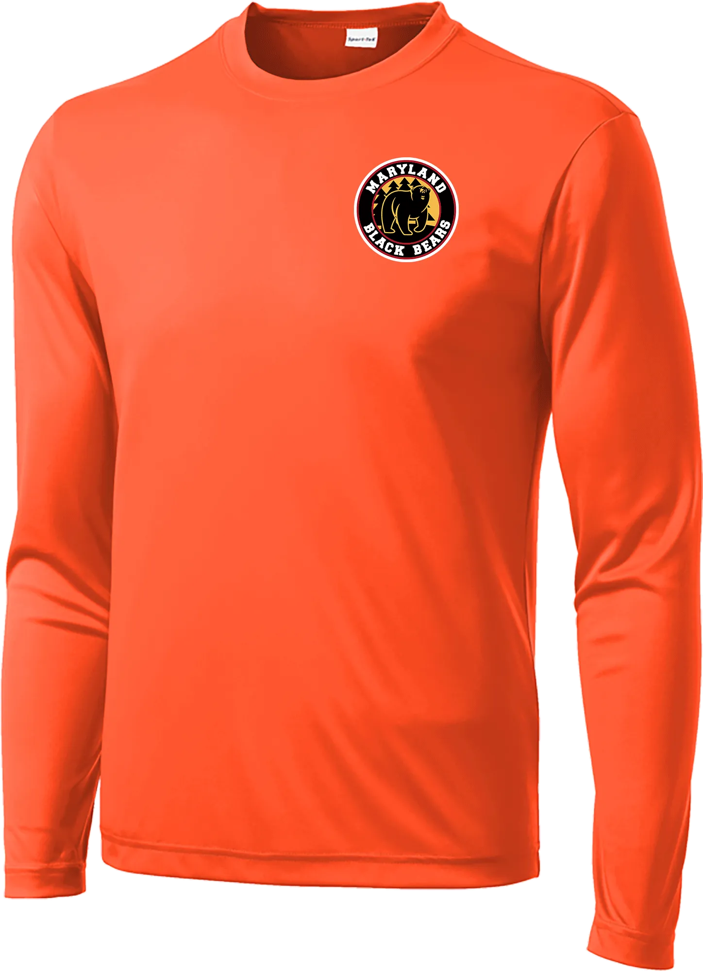 Maryland Black Bears Long Sleeve PosiCharge Competitor Tee