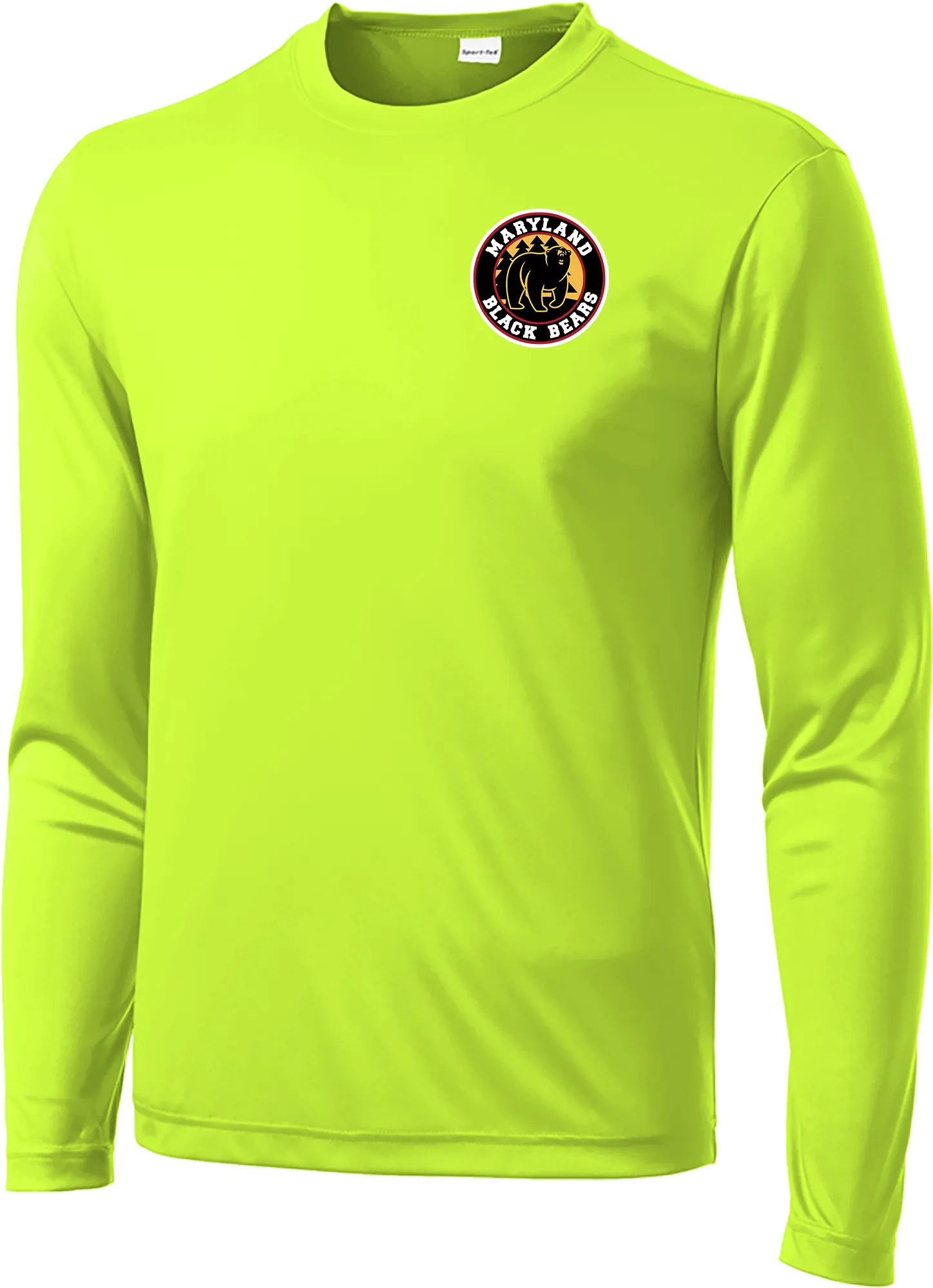 Maryland Black Bears Long Sleeve PosiCharge Competitor Tee