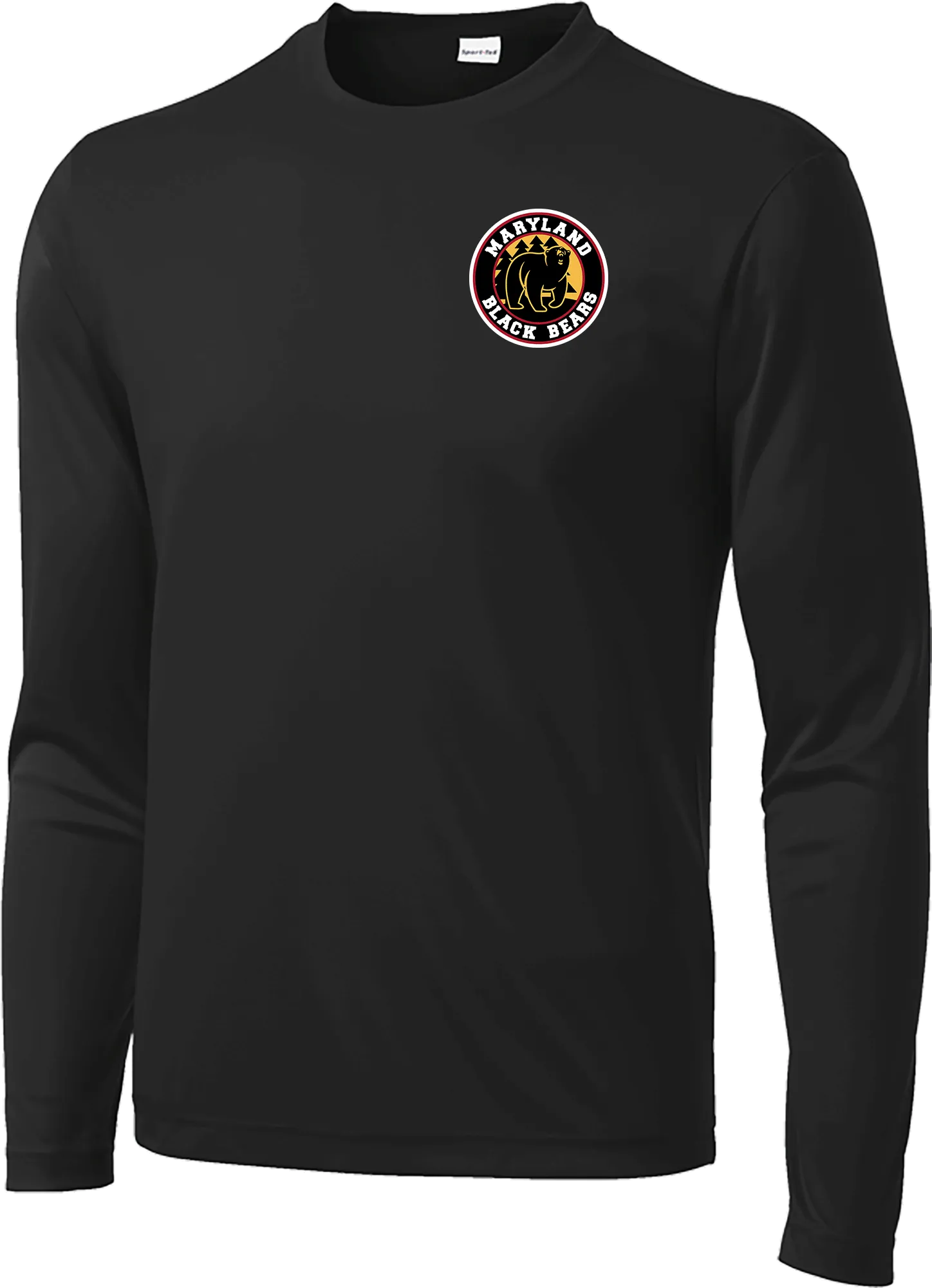 Maryland Black Bears Long Sleeve PosiCharge Competitor Tee