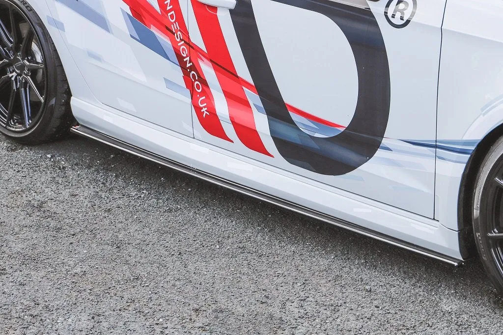 Maxton Design - SIDE SKIRTS DIFFUSERS AUDI RS3 8V FACELIFT SPORTBACK (2017-2020)