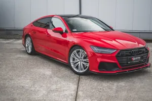 Maxton Design - SIDE SKIRTS DIFFUSERS AUDI S7 C8/ A7 S-LINE C8 SPORTBACK