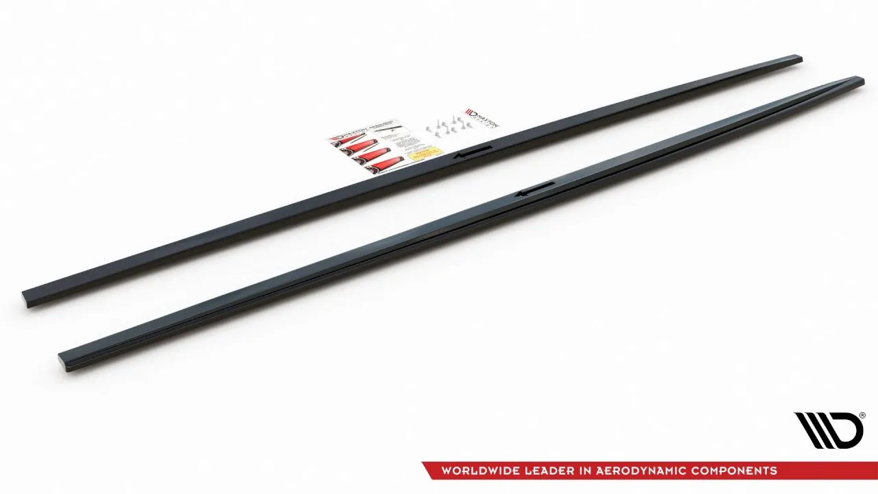 Maxton Design - SIDE SKIRTS DIFFUSERS AUDI S7 C8/ A7 S-LINE C8 SPORTBACK
