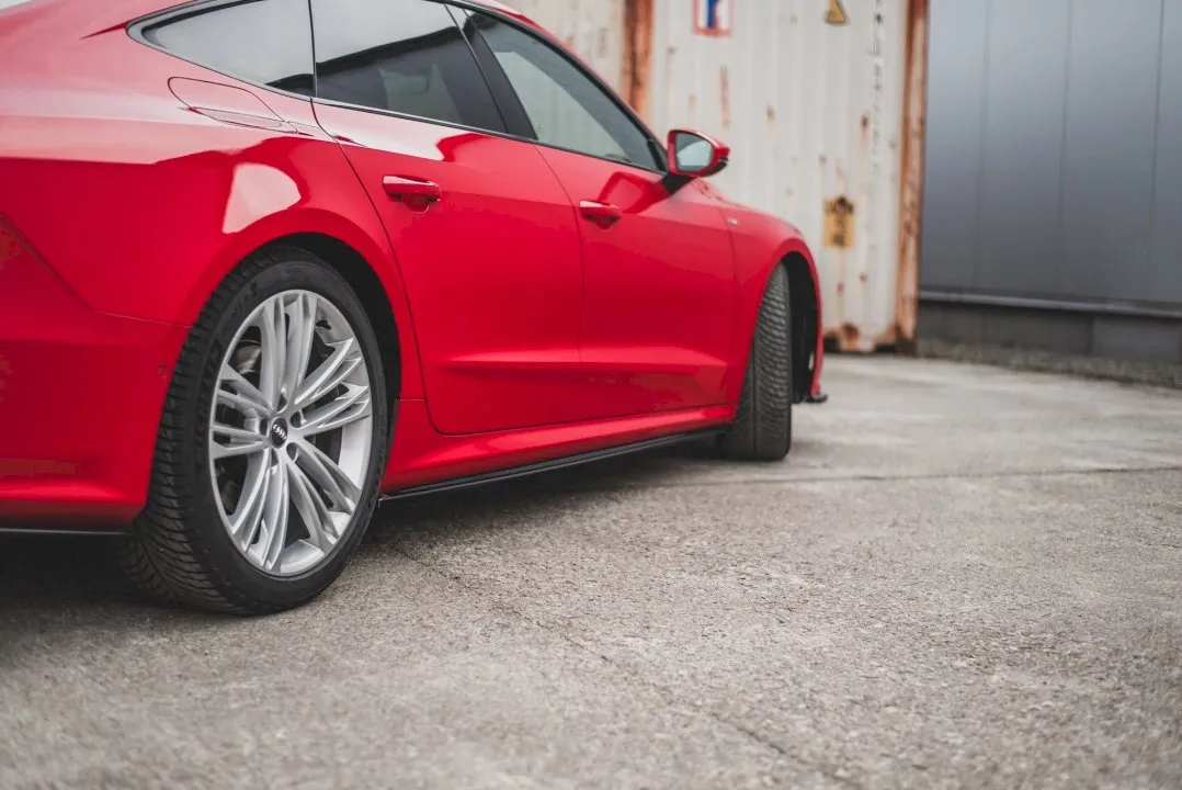 Maxton Design - SIDE SKIRTS DIFFUSERS AUDI S7 C8/ A7 S-LINE C8 SPORTBACK