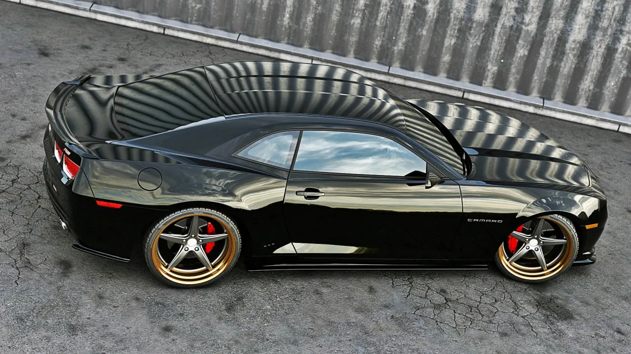 Maxton Design - SIDE SKIRTS DIFFUSERS CHEVROLET CAMARO V SS - EU VERSION (PREFACE) (2009-13)