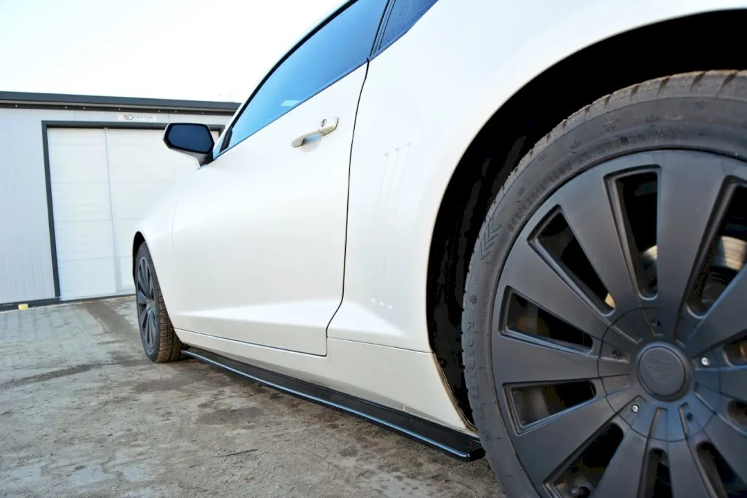 Maxton Design - SIDE SKIRTS DIFFUSERS CHEVROLET CAMARO V SS - US VERSION (PREFACE) (2009-13)