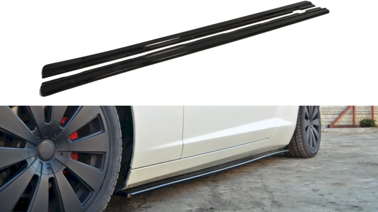 Maxton Design - SIDE SKIRTS DIFFUSERS CHEVROLET CAMARO V SS - US VERSION (PREFACE) (2009-13)