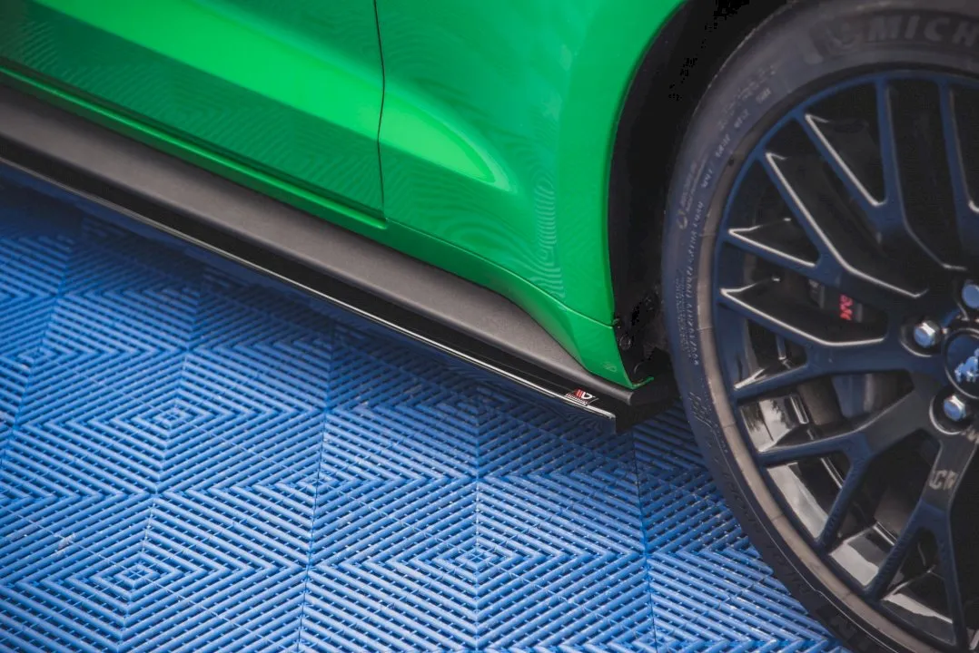 Maxton Design - SIDE SKIRTS DIFFUSERS   FLAPS FORD MUSTANG GT MK6 FACELIFT (2017-)