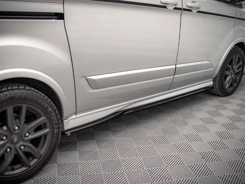Maxton Design - SIDE SKIRTS DIFFUSERS FORD TRANSIT CUSTOM ST-LINE MK1 FACELIFT