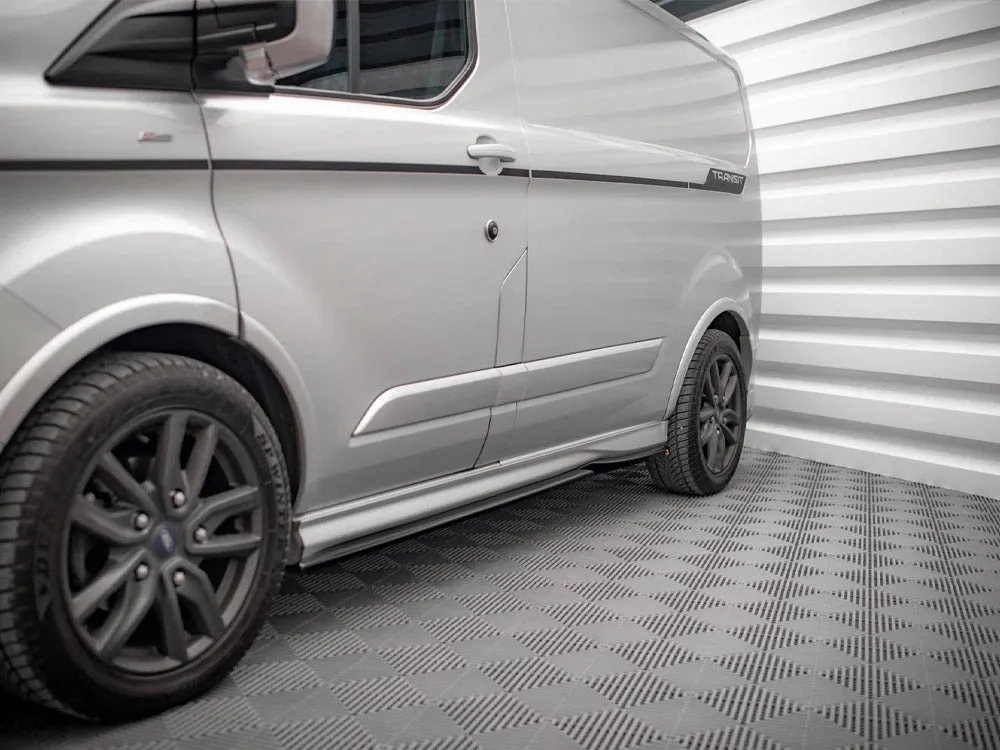 Maxton Design - SIDE SKIRTS DIFFUSERS FORD TRANSIT CUSTOM ST-LINE MK1 FACELIFT