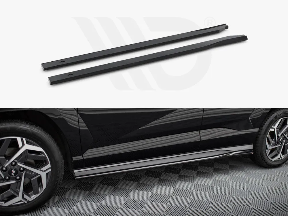 Maxton Design - SIDE SKIRTS DIFFUSERS HYUNDAI KONA N-LINE MK2