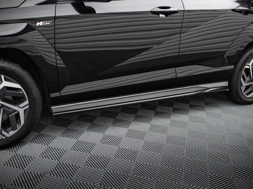 Maxton Design - SIDE SKIRTS DIFFUSERS HYUNDAI KONA N-LINE MK2
