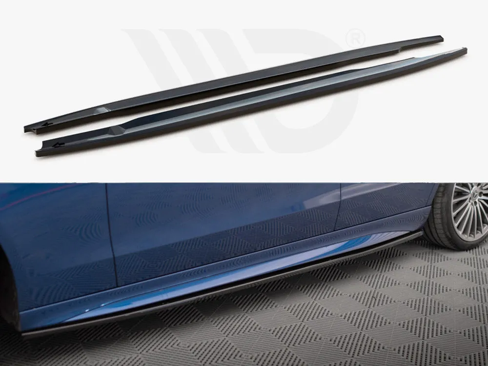 Maxton Design - SIDE SKIRTS DIFFUSERS MERCEDES C AMG-LINE W206  / 43 AMG W206