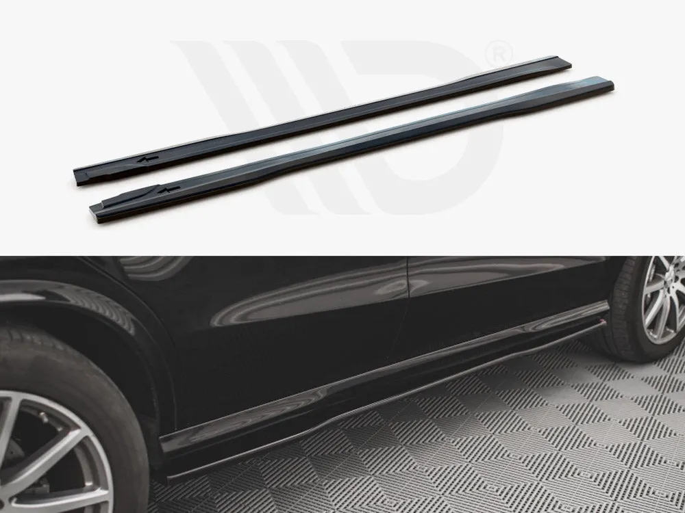 Maxton Design - SIDE SKIRTS DIFFUSERS MERCEDES GLE COUPE 63AMG C292 (2015-2019)