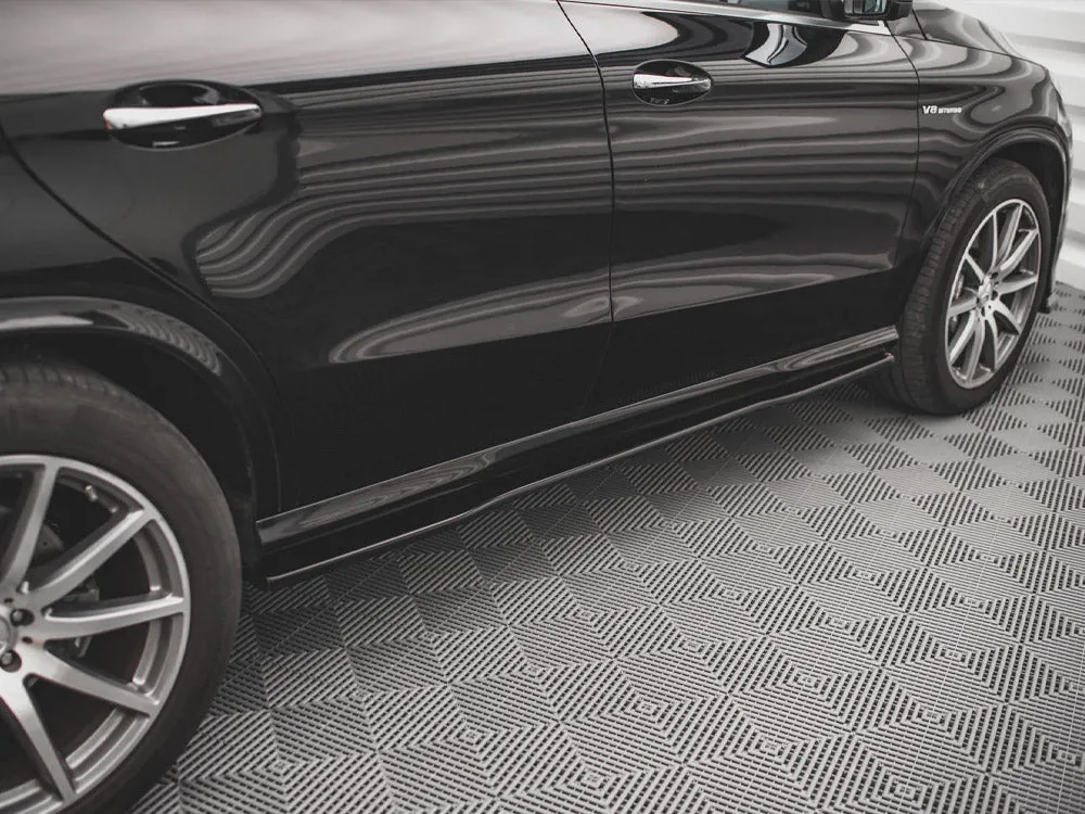Maxton Design - SIDE SKIRTS DIFFUSERS MERCEDES GLE COUPE 63AMG C292 (2015-2019)