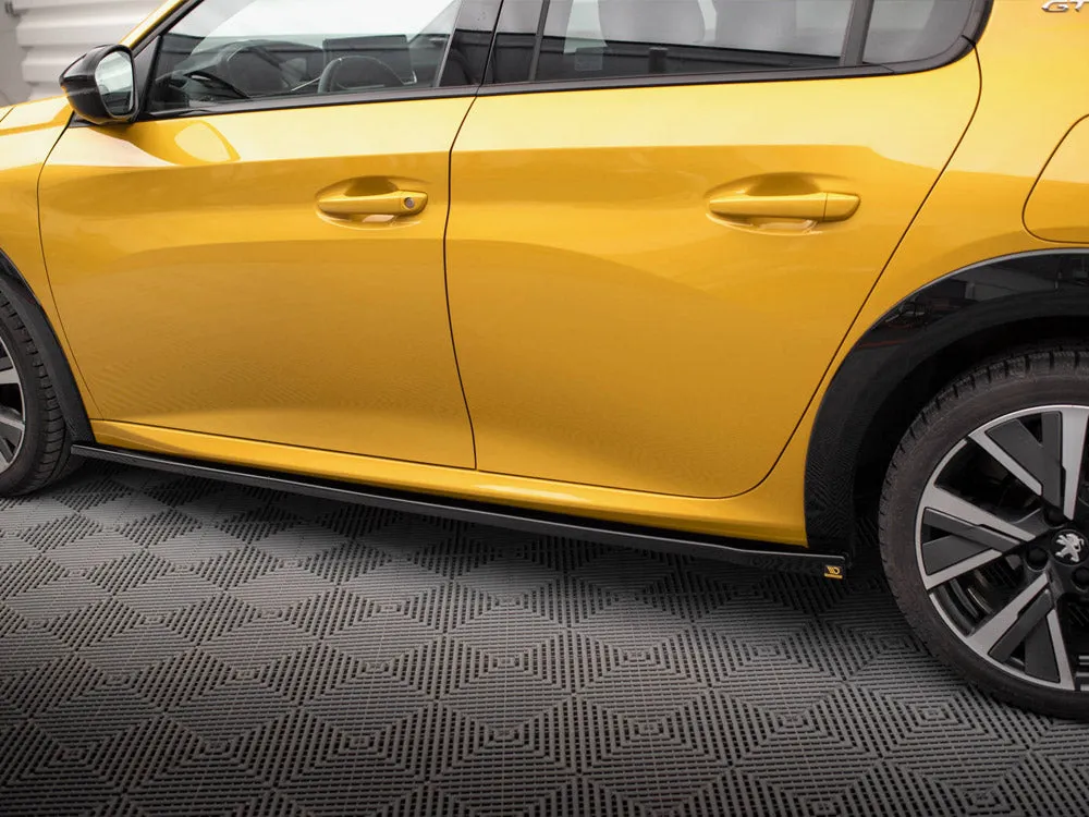 Maxton Design - SIDE SKIRTS DIFFUSERS PEUGEOT 208 GT MK2