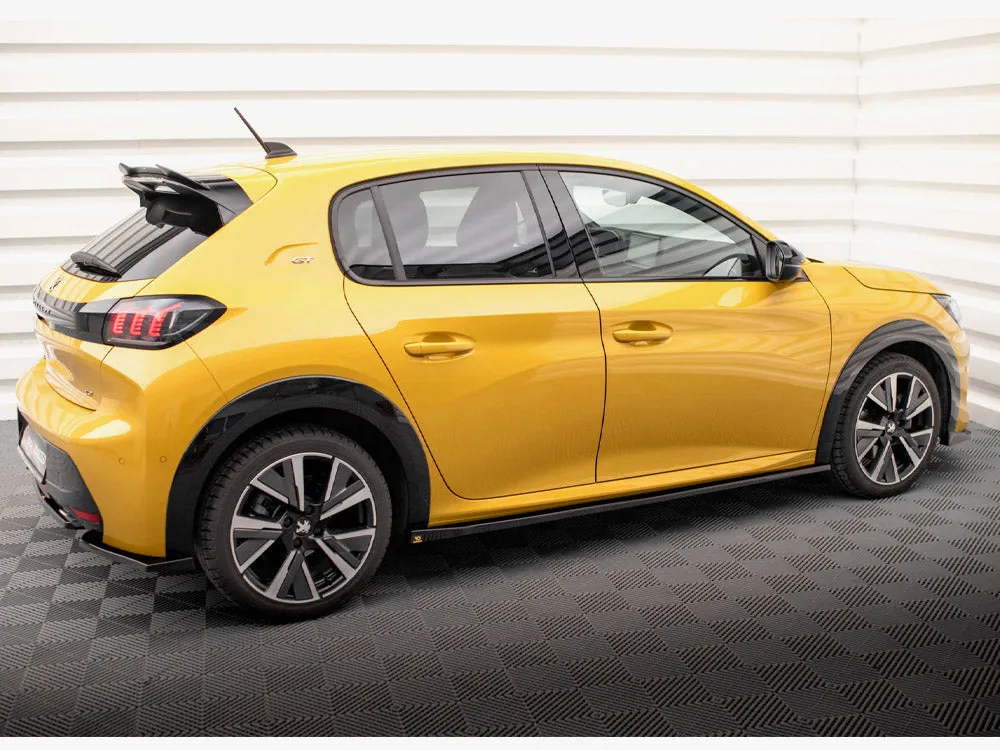 Maxton Design - SIDE SKIRTS DIFFUSERS PEUGEOT 208 GT MK2