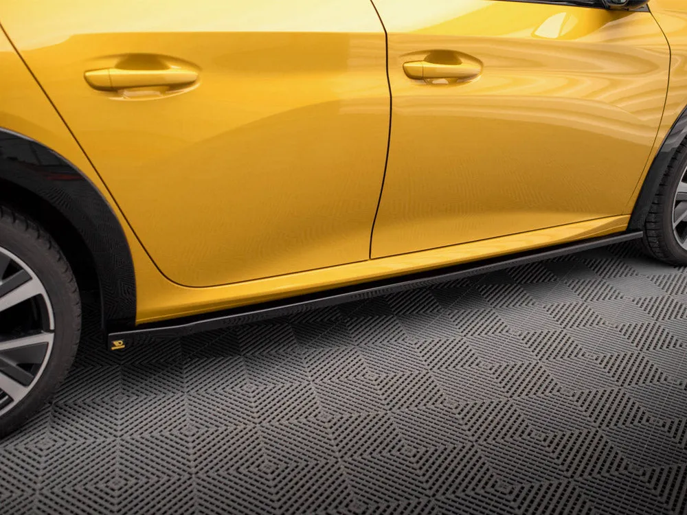 Maxton Design - SIDE SKIRTS DIFFUSERS PEUGEOT 208 GT MK2