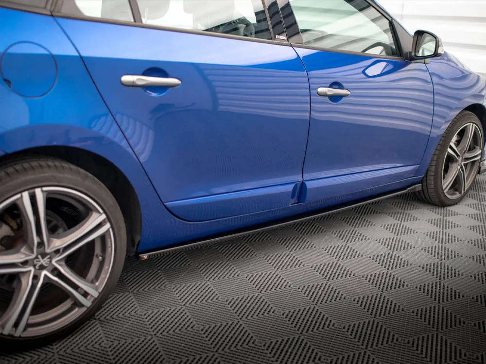 Maxton Design - SIDE SKIRTS DIFFUSERS RENAULT MEGANE GT LINE GRANDTOUR MK3 FACELIFT