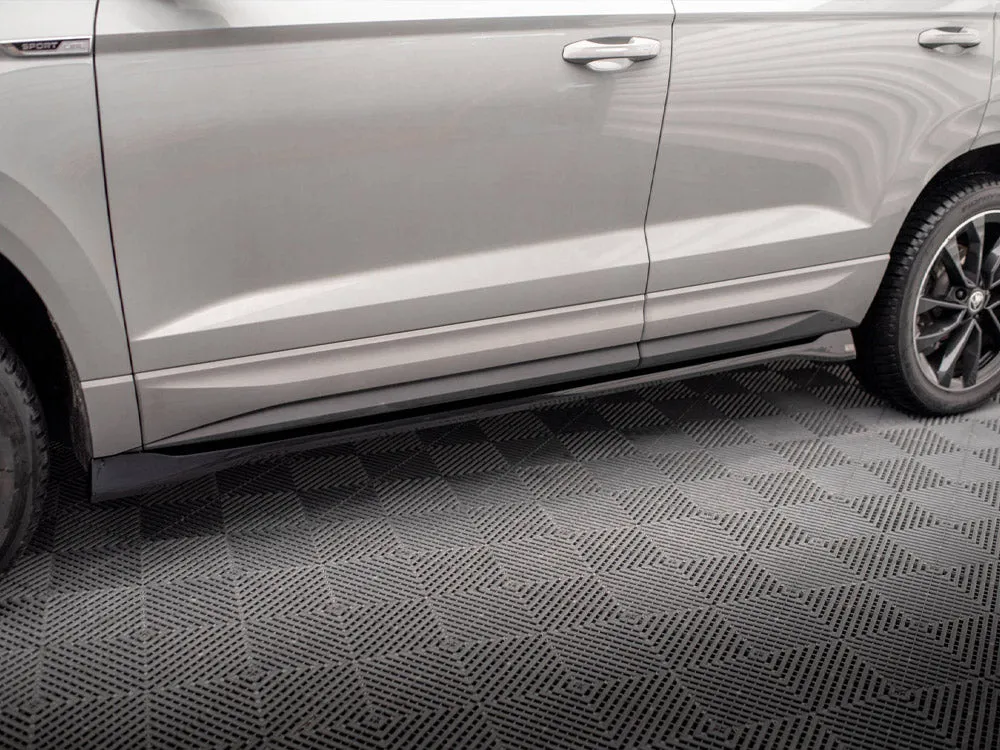 Maxton Design - SIDE SKIRTS DIFFUSERS SKODA KAROQ SPORTLINE MK1
