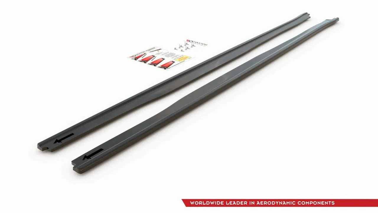Maxton Design - SIDE SKIRTS DIFFUSERS TOYOTA COROLLA MK12 SEDAN (2019-2023)