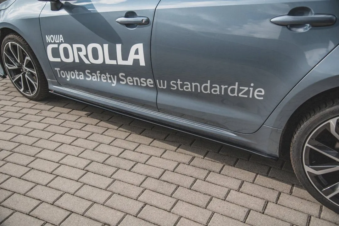 Maxton Design - SIDE SKIRTS DIFFUSERS TOYOTA COROLLA MK12 SEDAN (2019-2023)