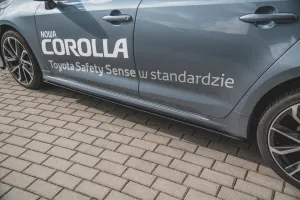 Maxton Design - SIDE SKIRTS DIFFUSERS TOYOTA COROLLA MK12 SEDAN (2019-2023)