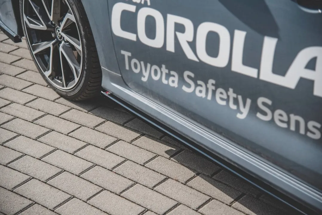 Maxton Design - SIDE SKIRTS DIFFUSERS TOYOTA COROLLA MK12 SEDAN (2019-2023)