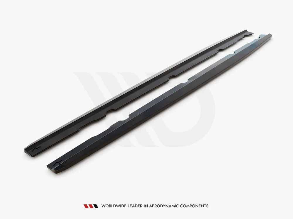 Maxton Design - SIDE SKIRTS DIFFUSERS V.1 MERCEDES-AMG C 63AMG COUPE C205 FACELIFT (2018-2021)
