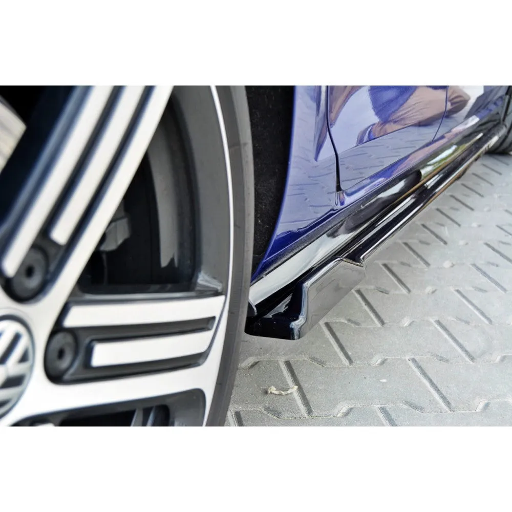 Maxton Design - SIDE SKIRTS DIFFUSERS V.1 VW GOLF 7 R / R-LINE FACELIFT