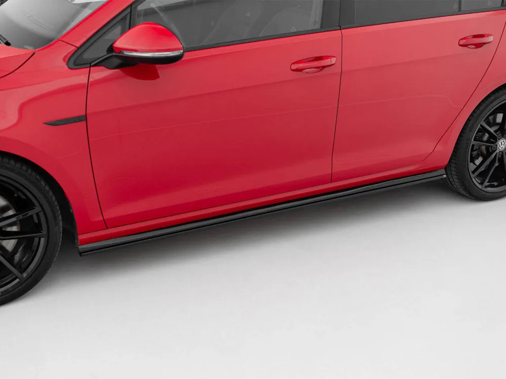 Maxton Design - Side Skirts Diffusers V.2 Volkswagen Golf R / R-Line Mk7 Facelift