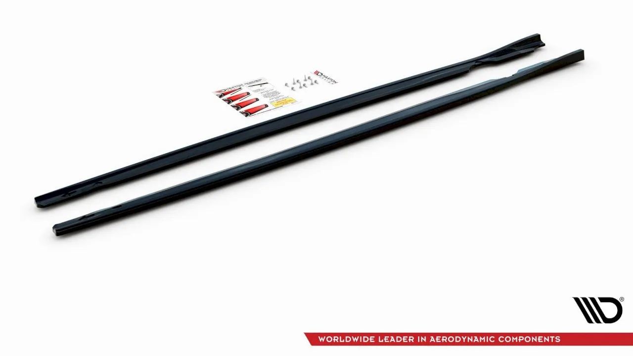 Maxton Design - SIDE SKIRTS DIFFUSERS V.2 VW GOLF R MK8 (2020-)