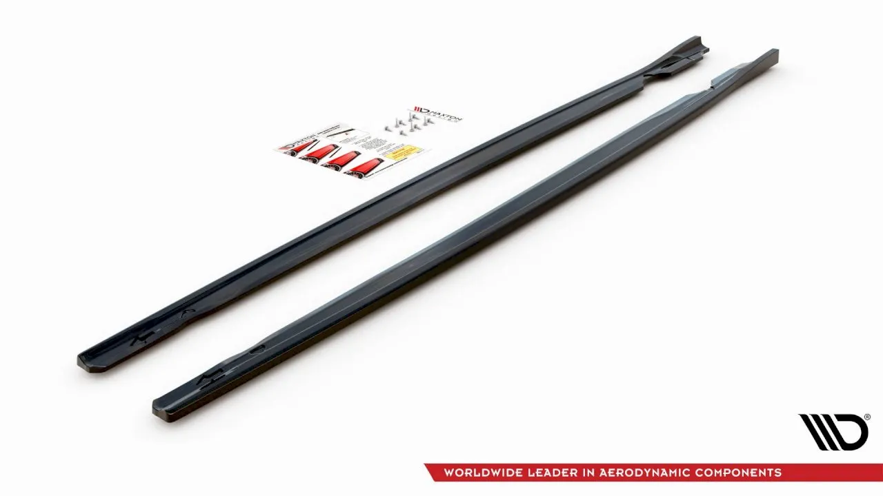 Maxton Design - SIDE SKIRTS DIFFUSERS V.2 VW GOLF R MK8 (2020-)